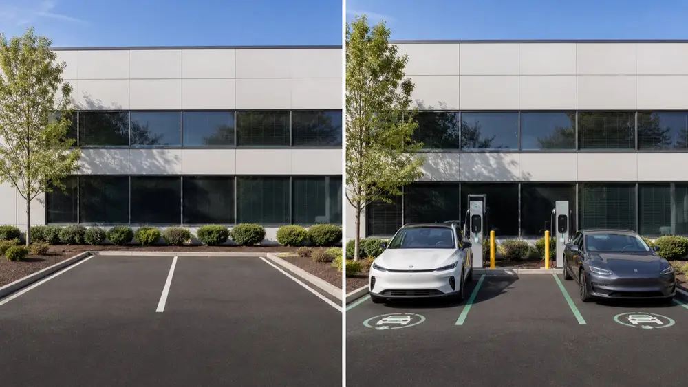 Commercial EV Charging Station Installation