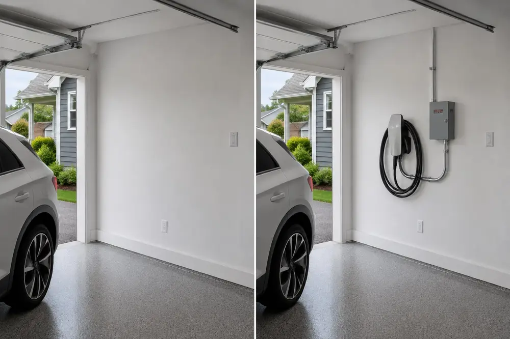 Garage EV Charger Installation