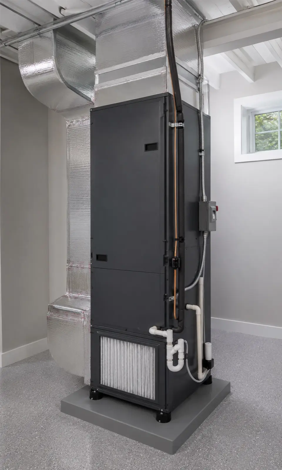 High-Efficiency Air Handler Installation